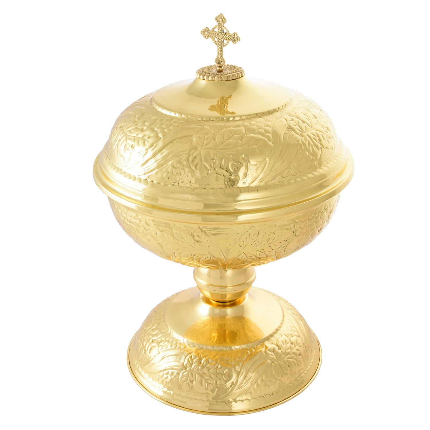 Chrzcielnica - zbiornik na wodę święconą - mosiądz - ORNATY.PL