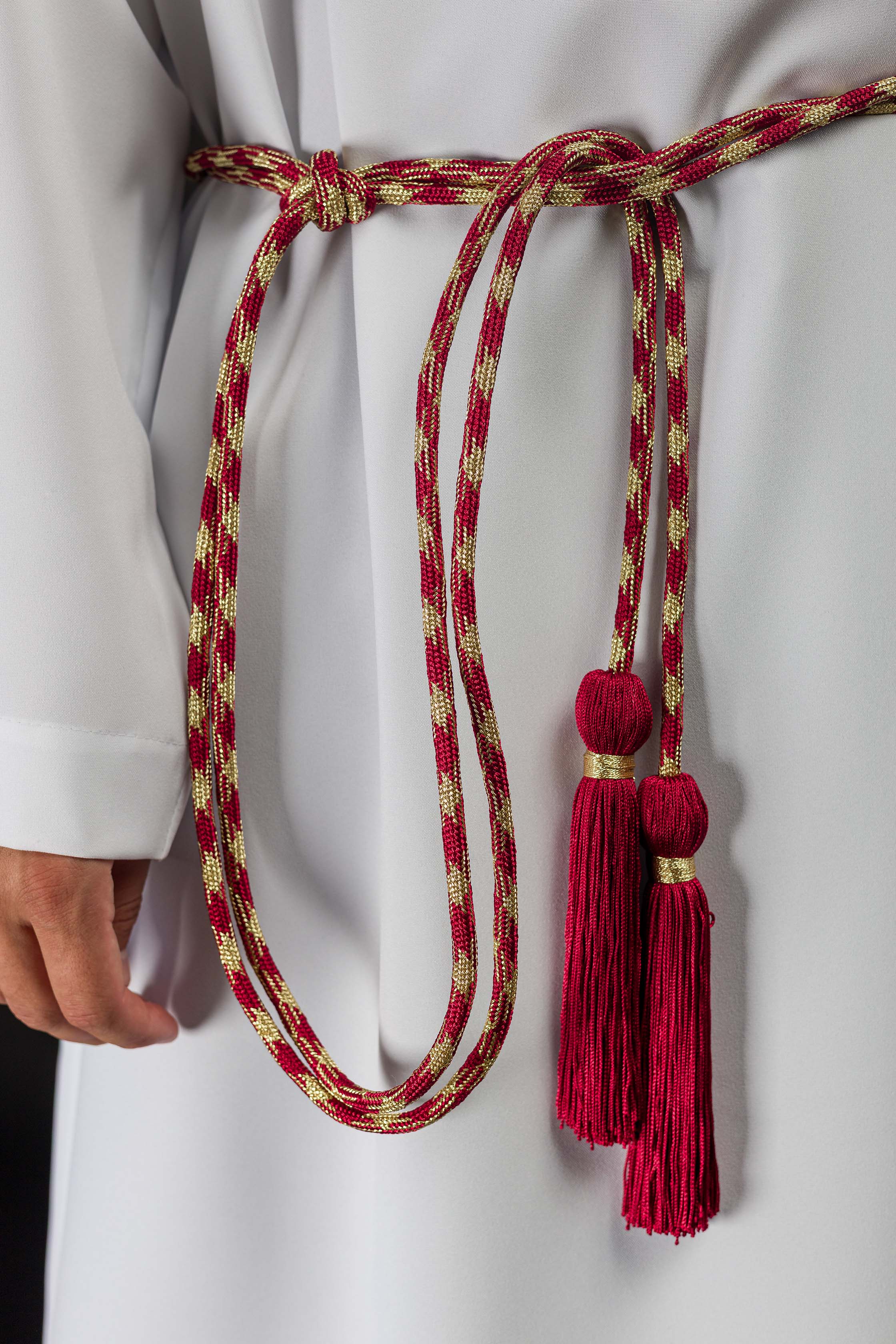 Cingulum liturgiczne czerwono-złote