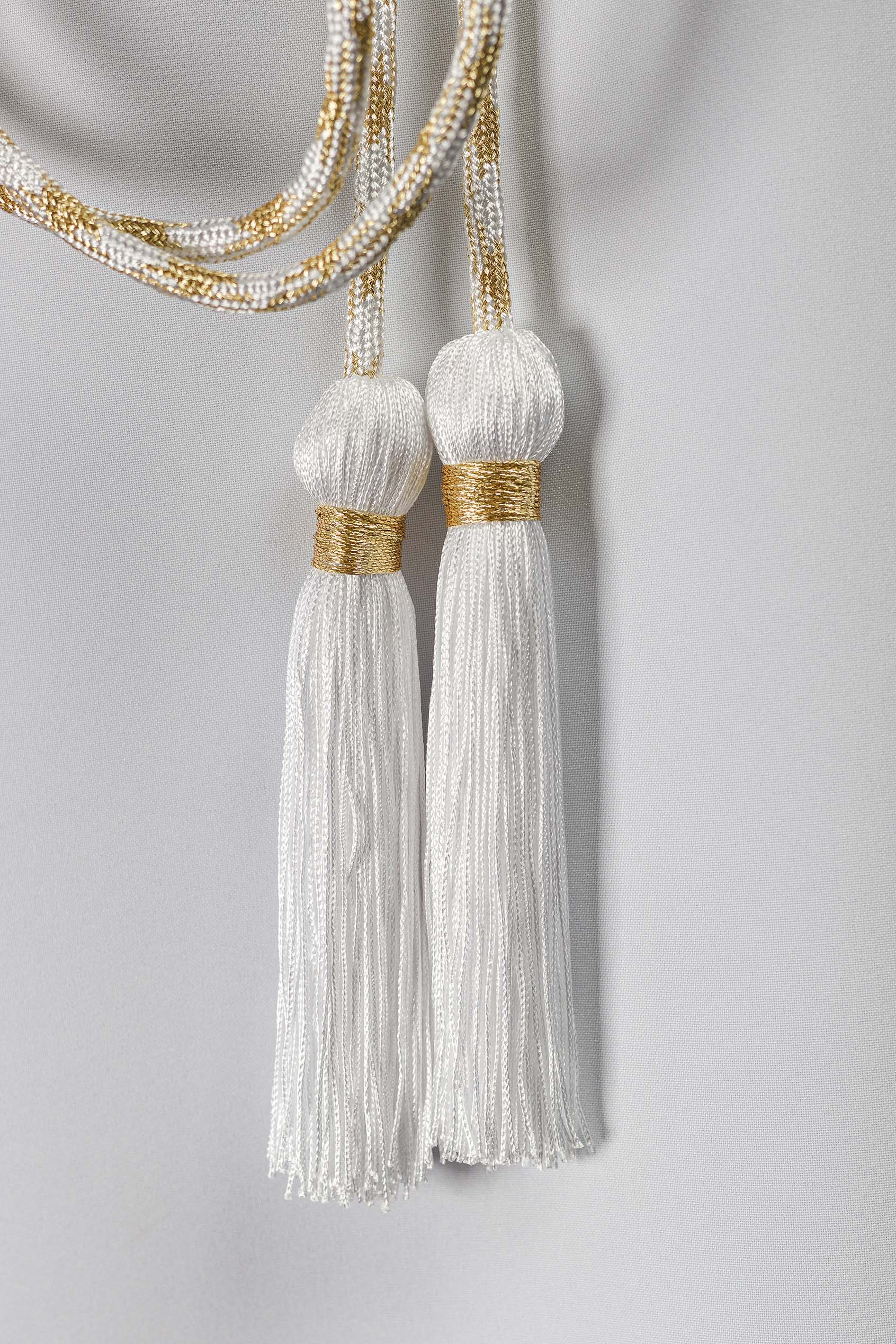 Cingulum liturgiczne biało-złote