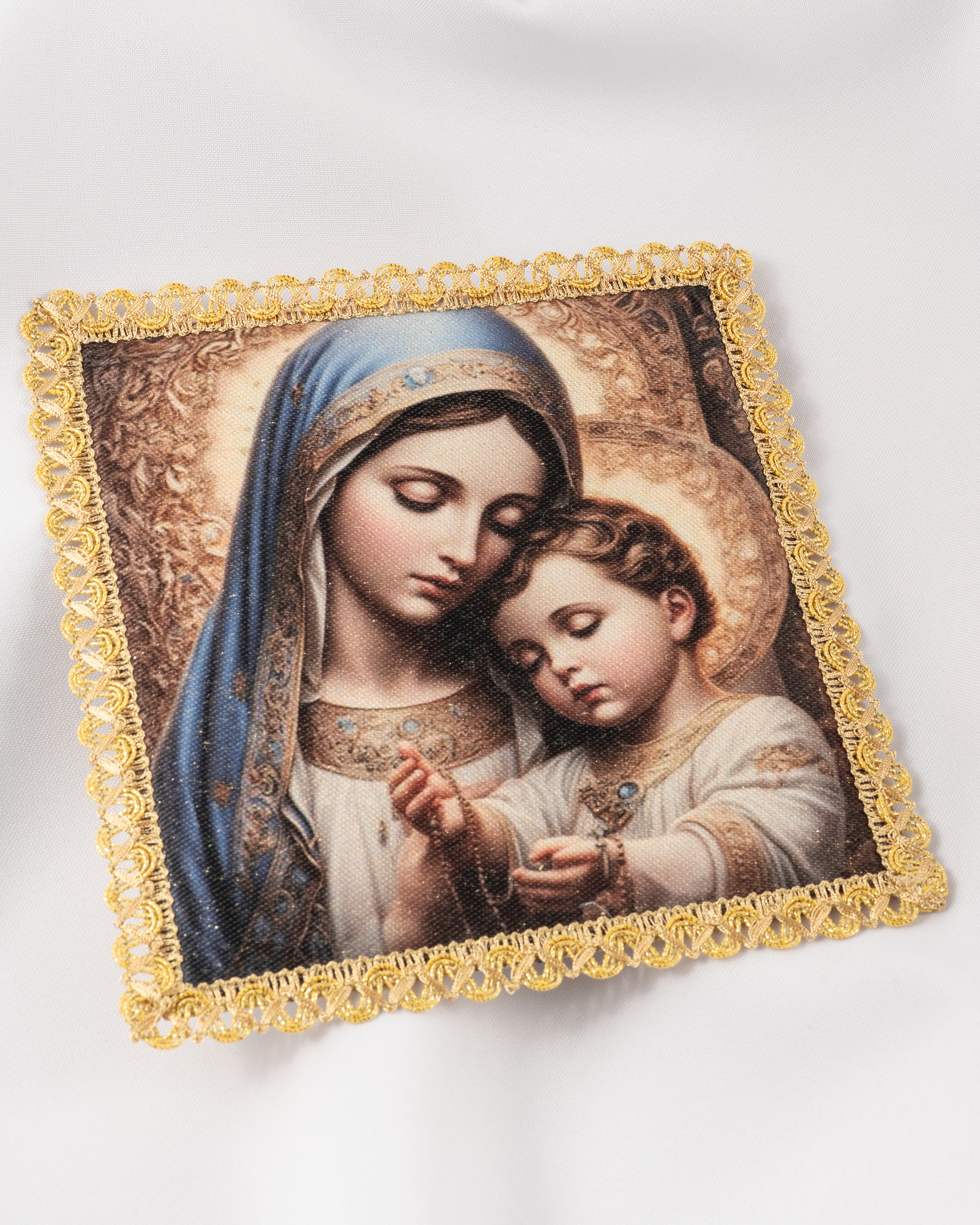 Palka z wizerunkiem Matki Bożej z Dzieciątkiem - ORNATY.PL