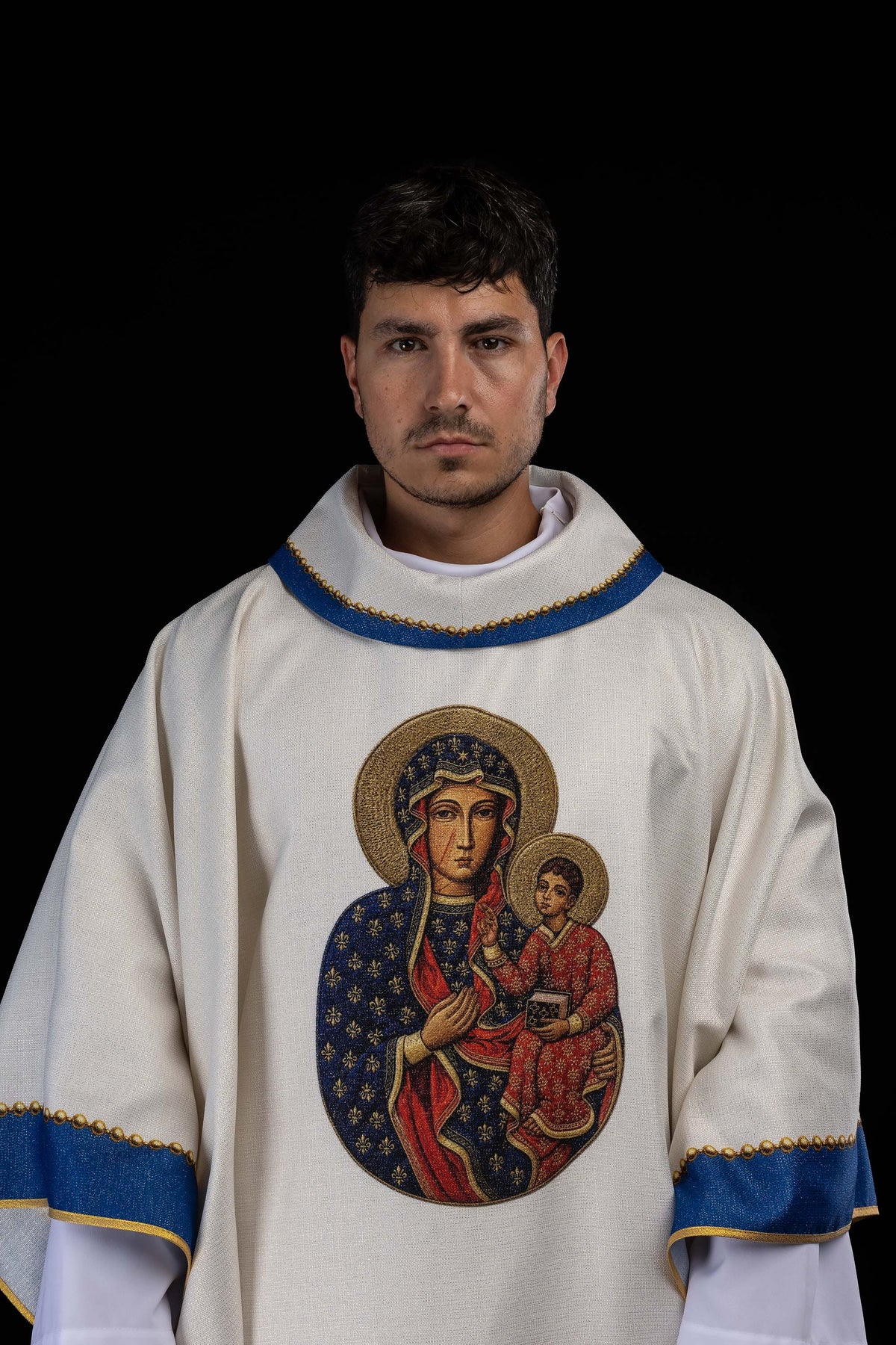 Ecru misnica s likom Gospe od Čenstohove