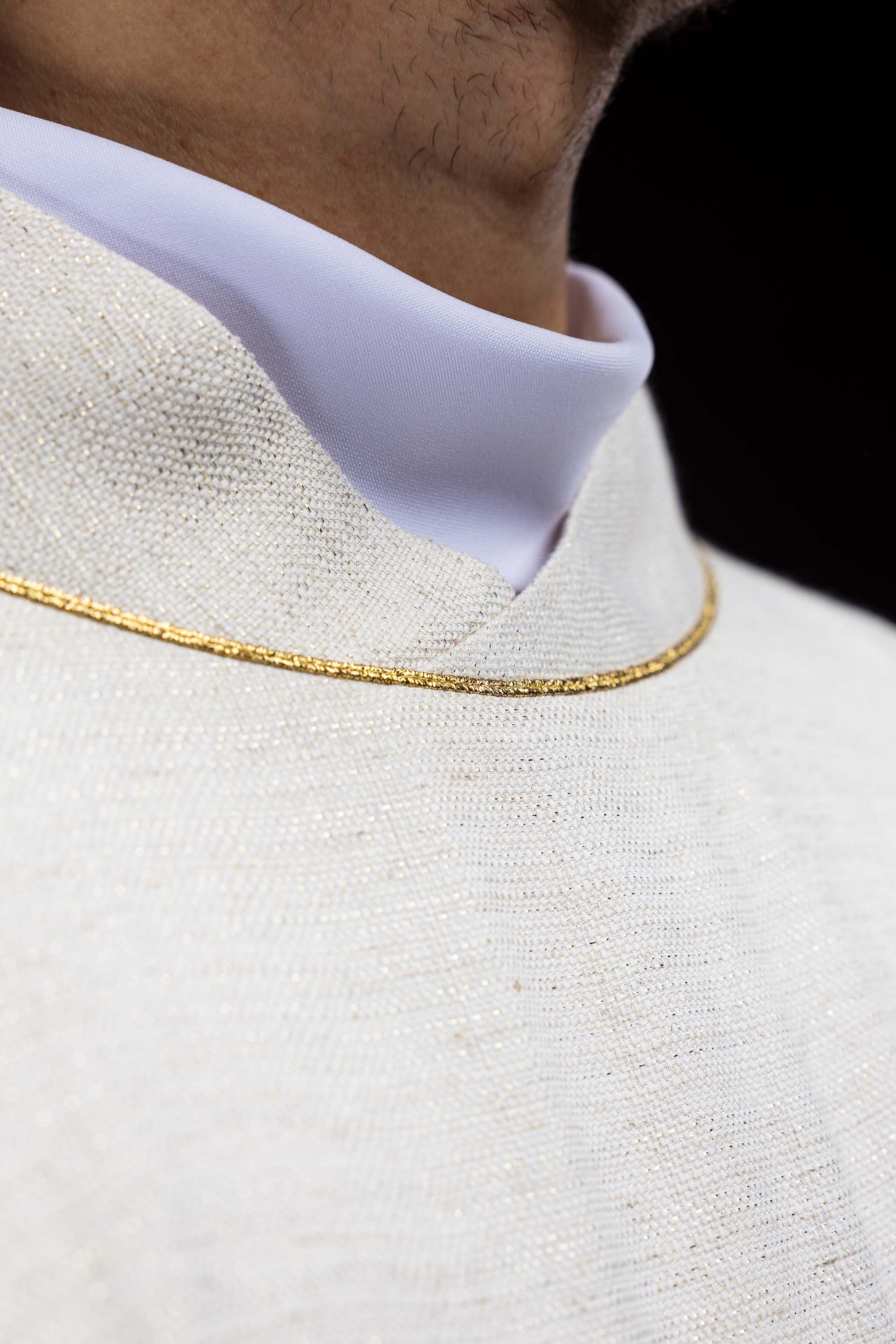 Ornat ecru s likom Isusa Milosrdnog