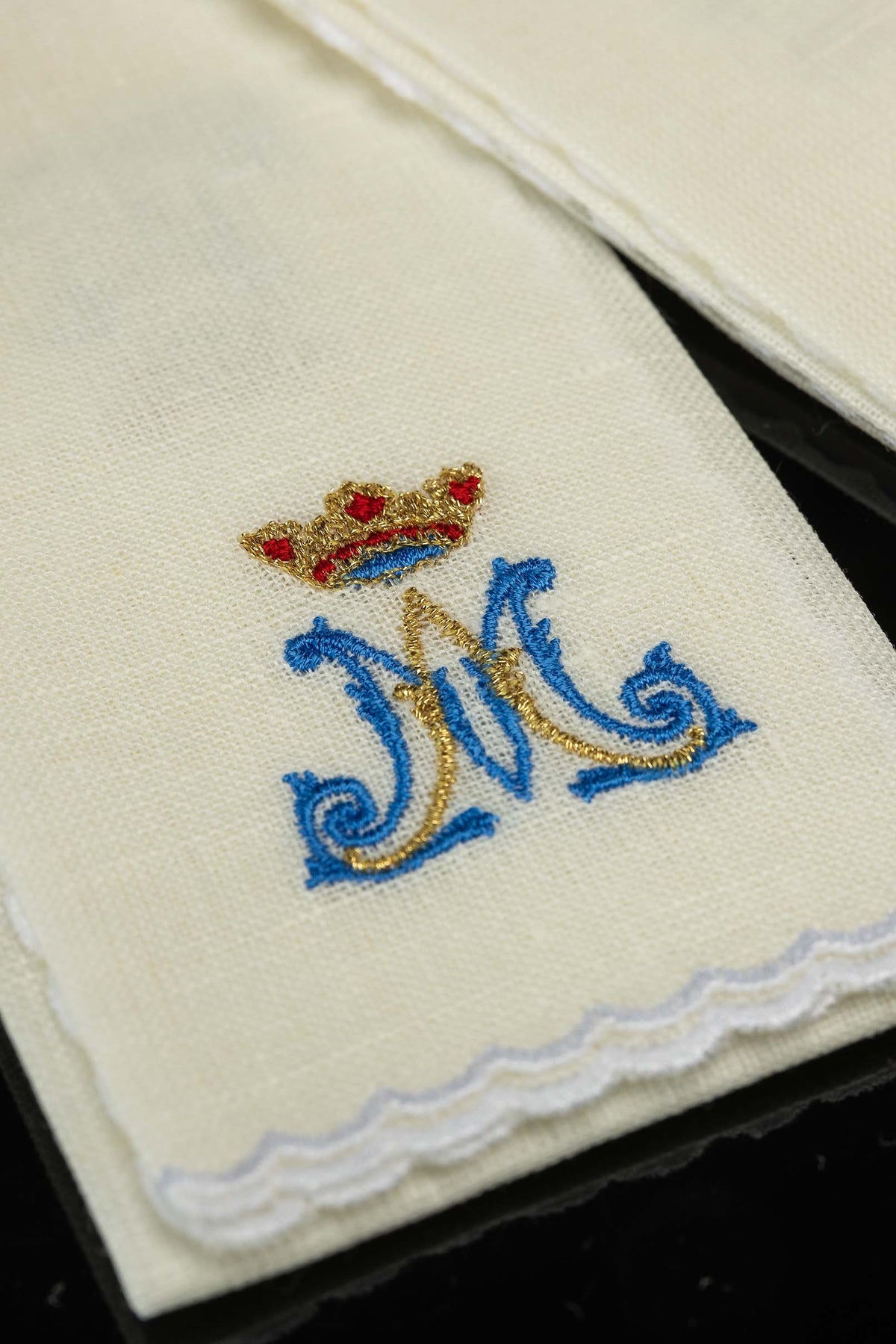 Komplet od 5 lanenih purifikatora s marijanskim vezom