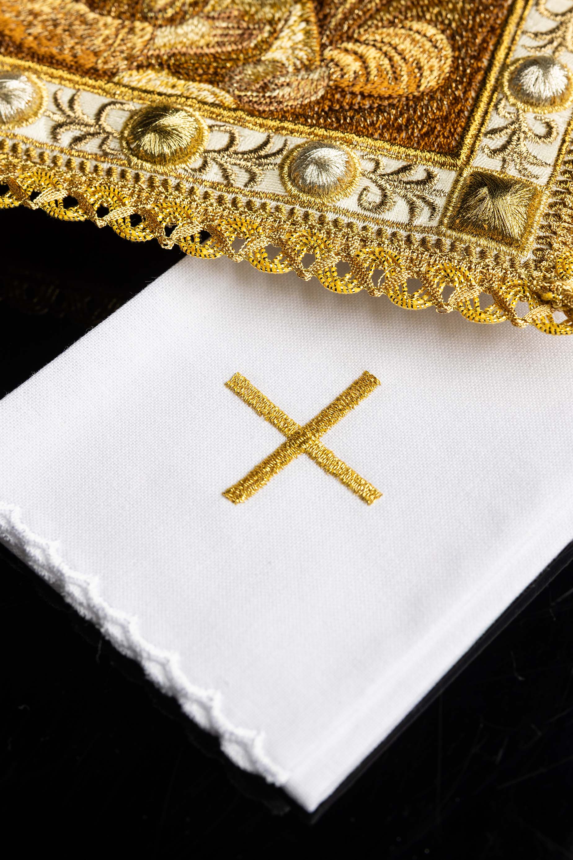 Bielizna kielichowa na Boże Narodzenie z wizerunkiem Świętej Rodziny - ORNATY.PL