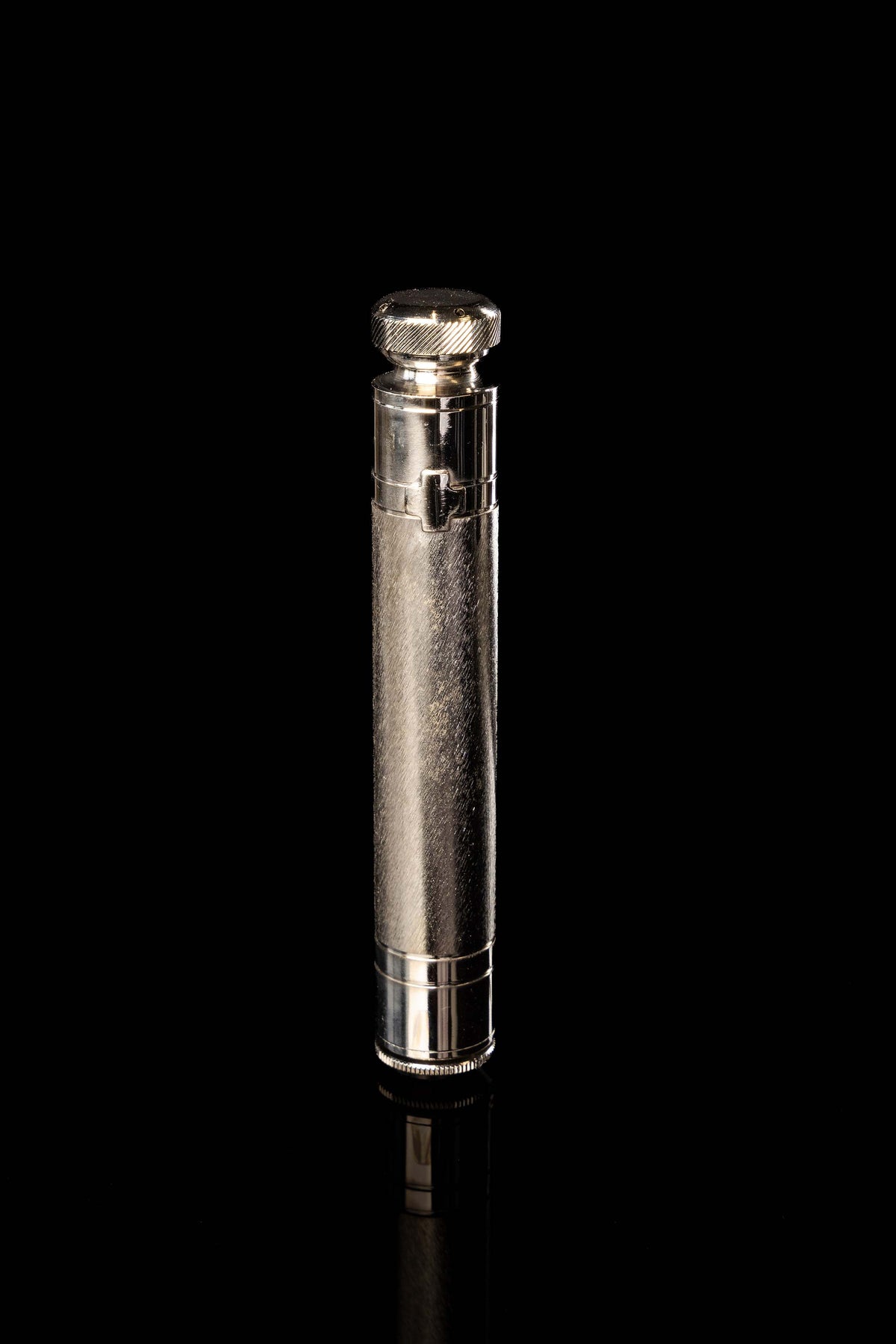 Metalno liturgijsko škropilo s etuijem, 17 cm