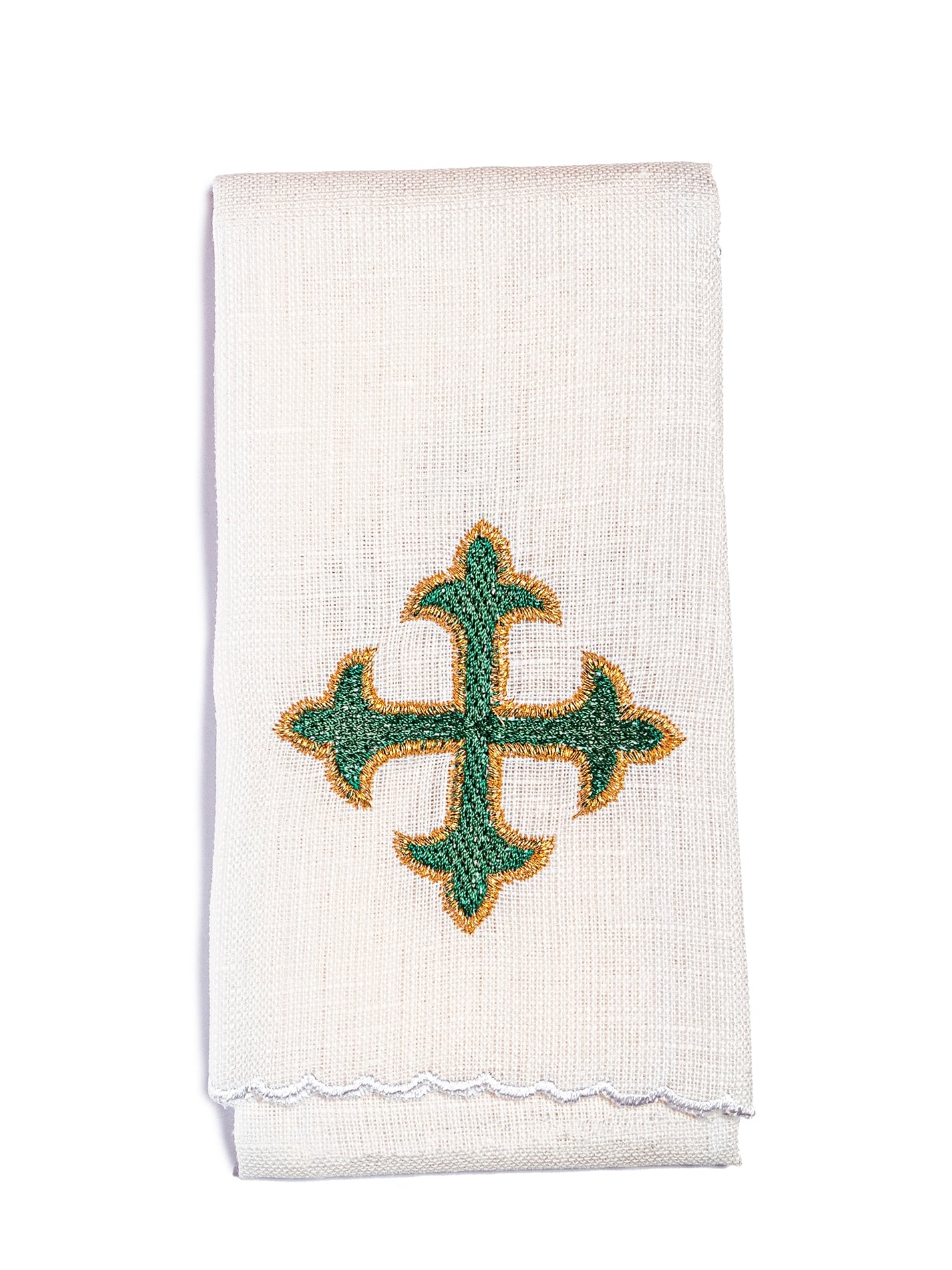 Liturgijsko rublje laneno vezeno Križ