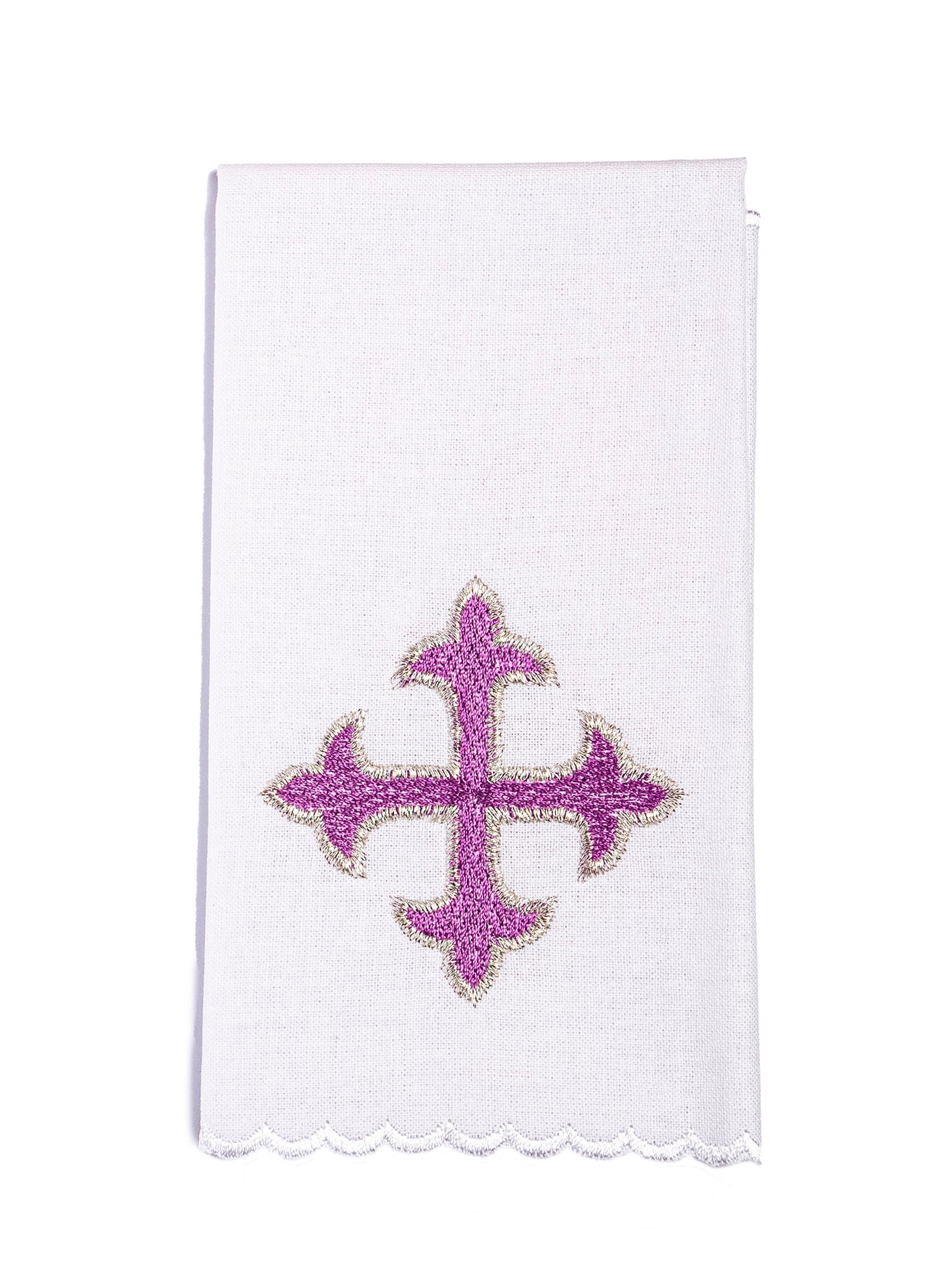 Liturgijsko rublje s vezom Križ Ljubičasta