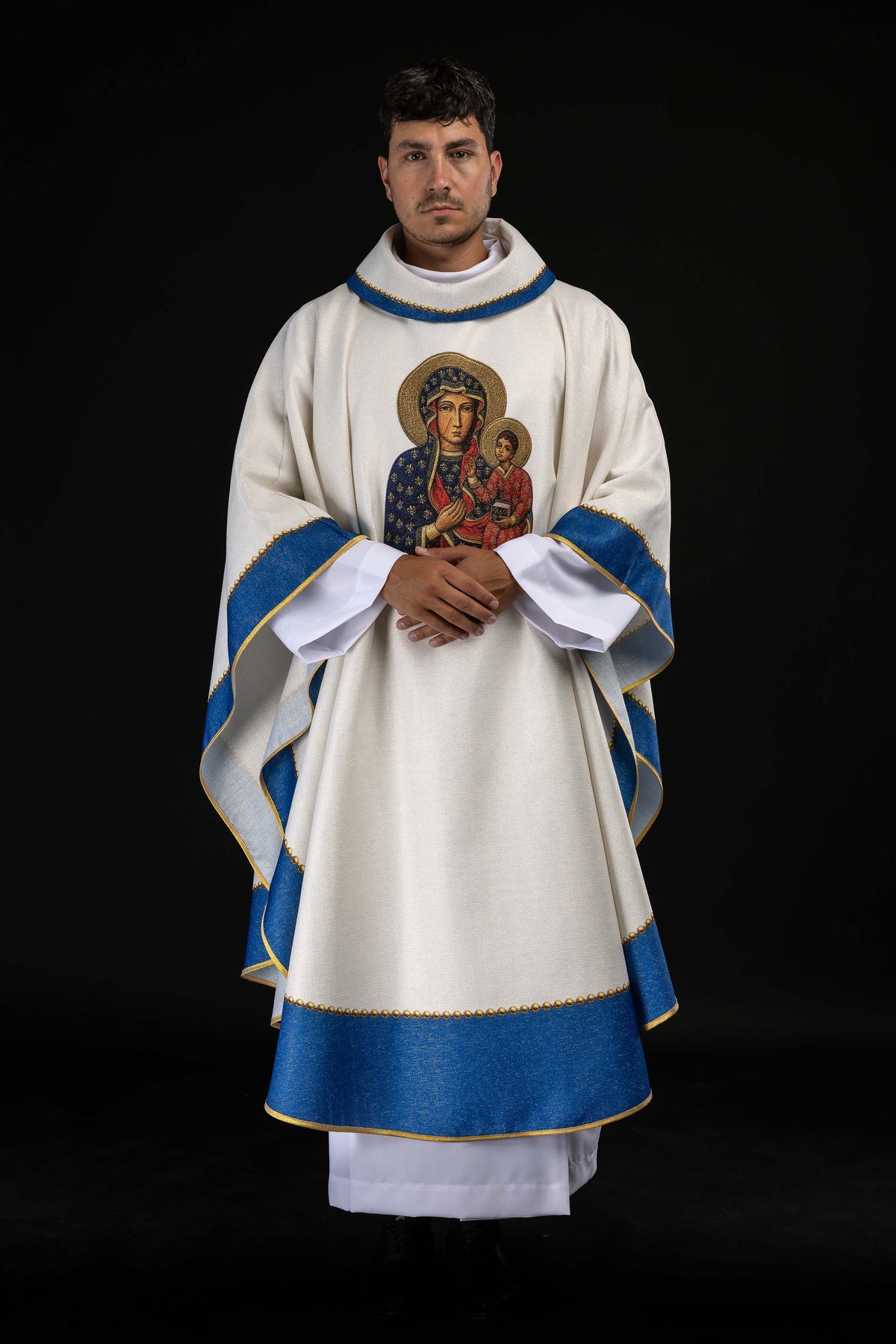 Ecru misnica s likom Gospe od Čenstohove