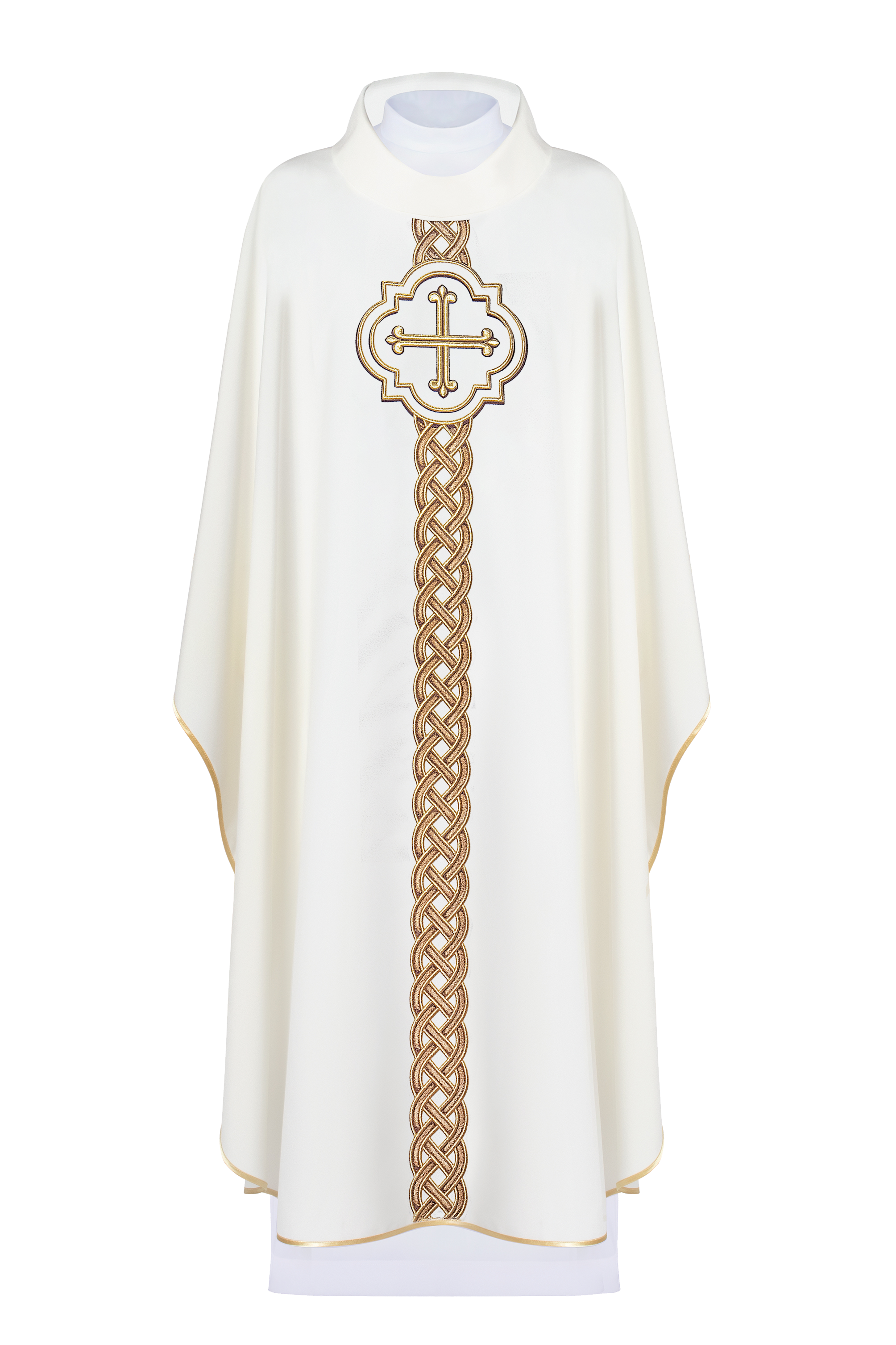Liturgijsko ruho s izvezenim križem u boji slonovače