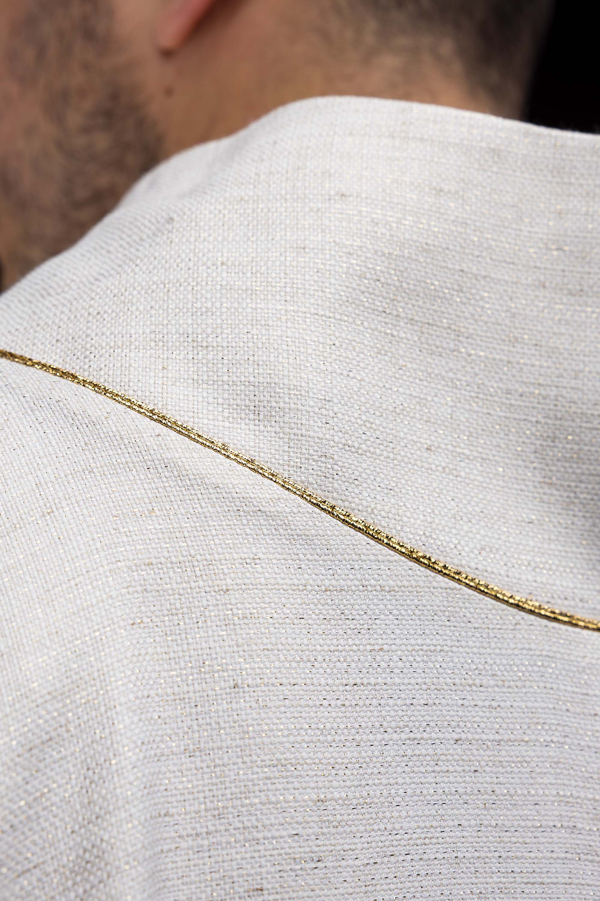 Ornat ecru s likom Isusa Milosrdnog