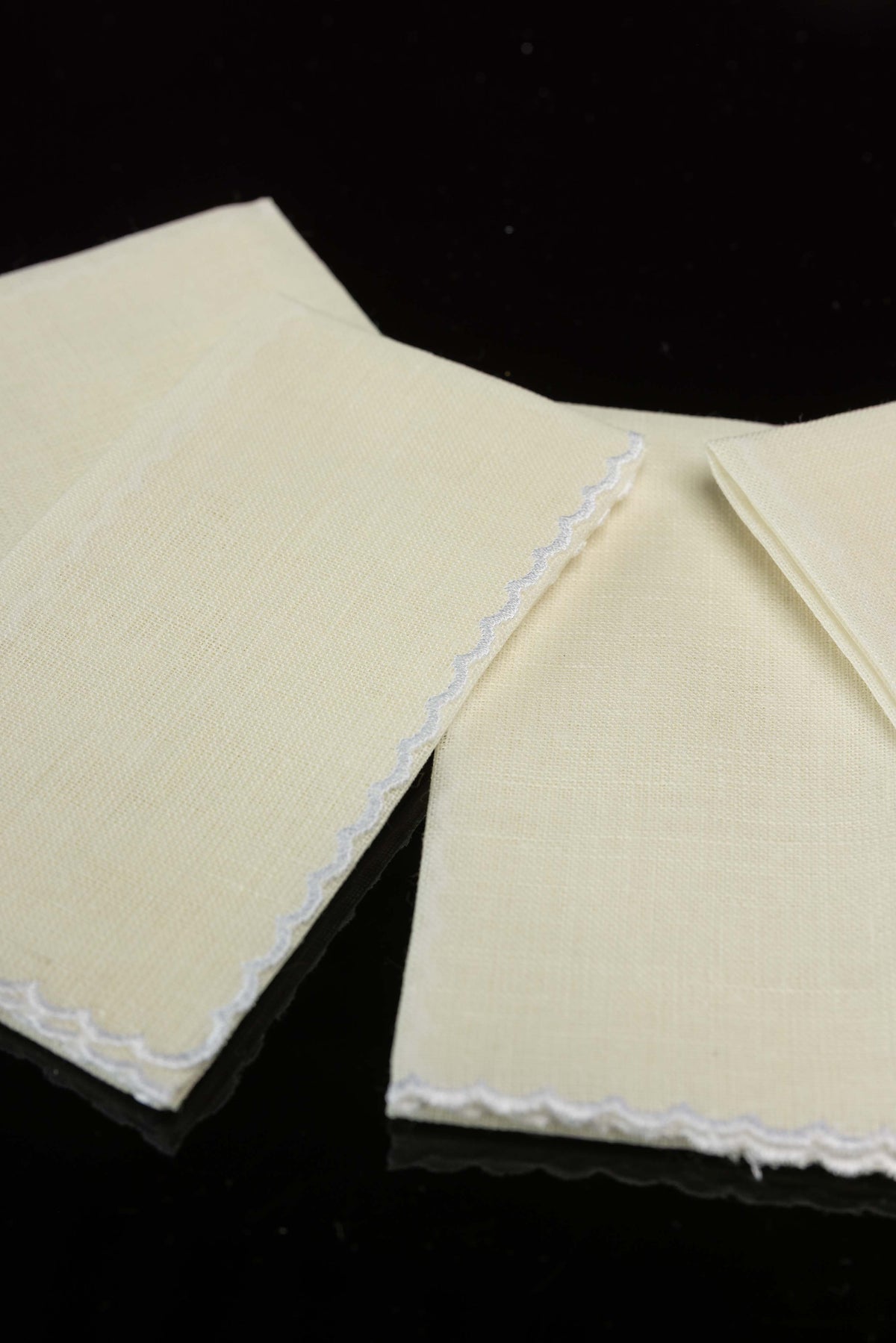 Set od 5 lanenih liturgijskih ručnika, svaki 25 × 48 cm