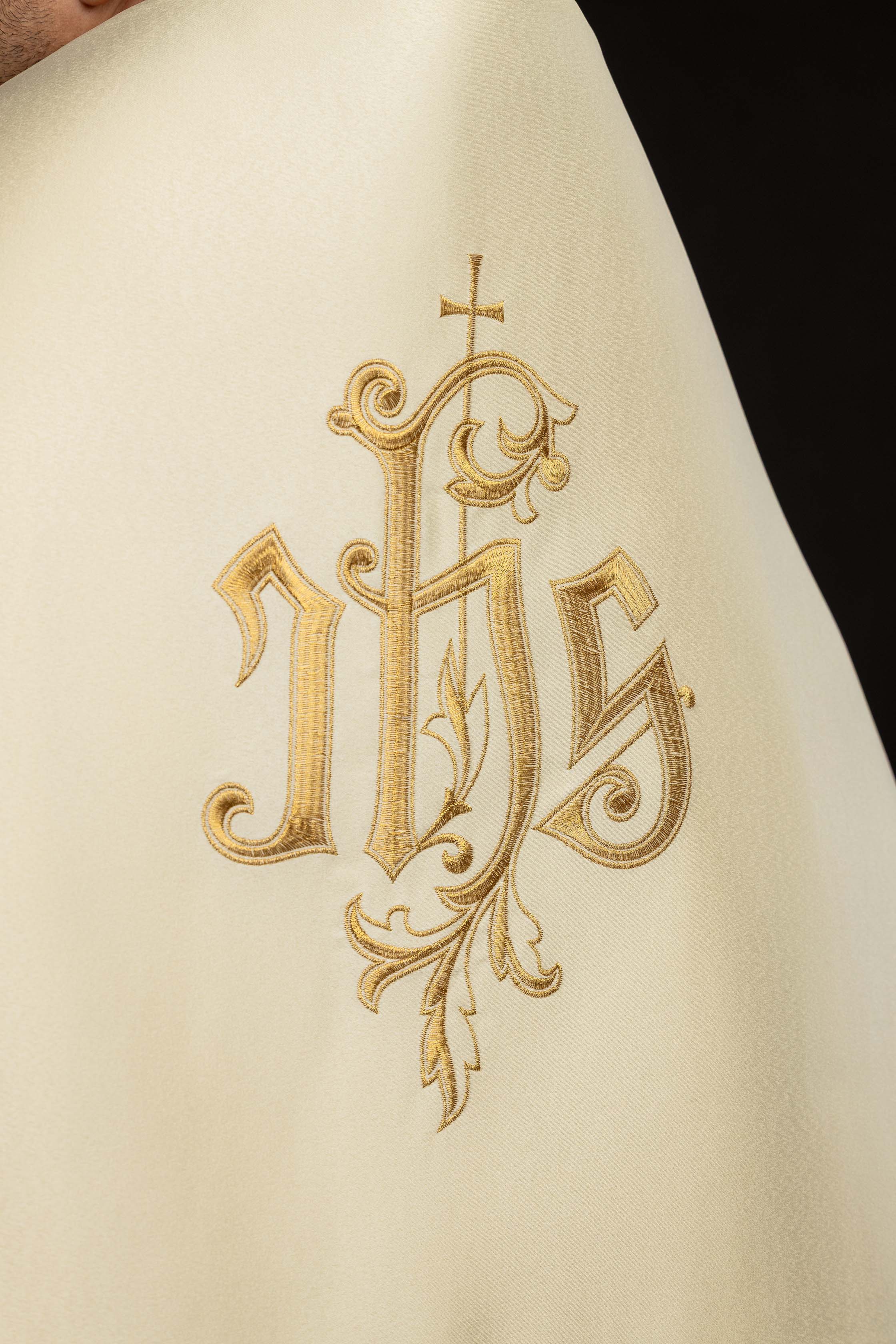 Liturgijski veo s izvezenim IHS