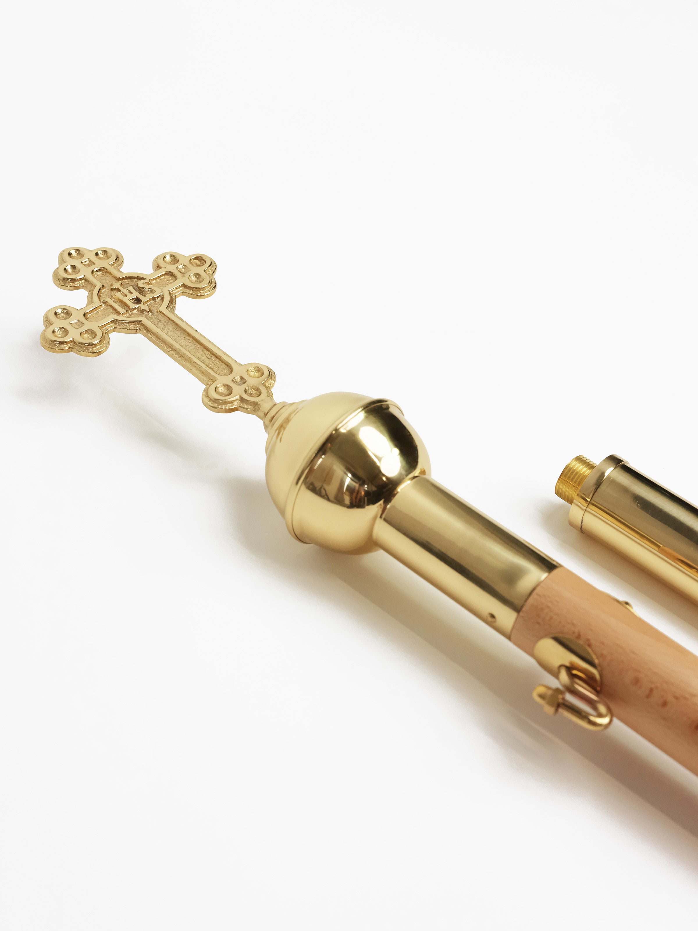 Drške za baldahin svijetlo drvo