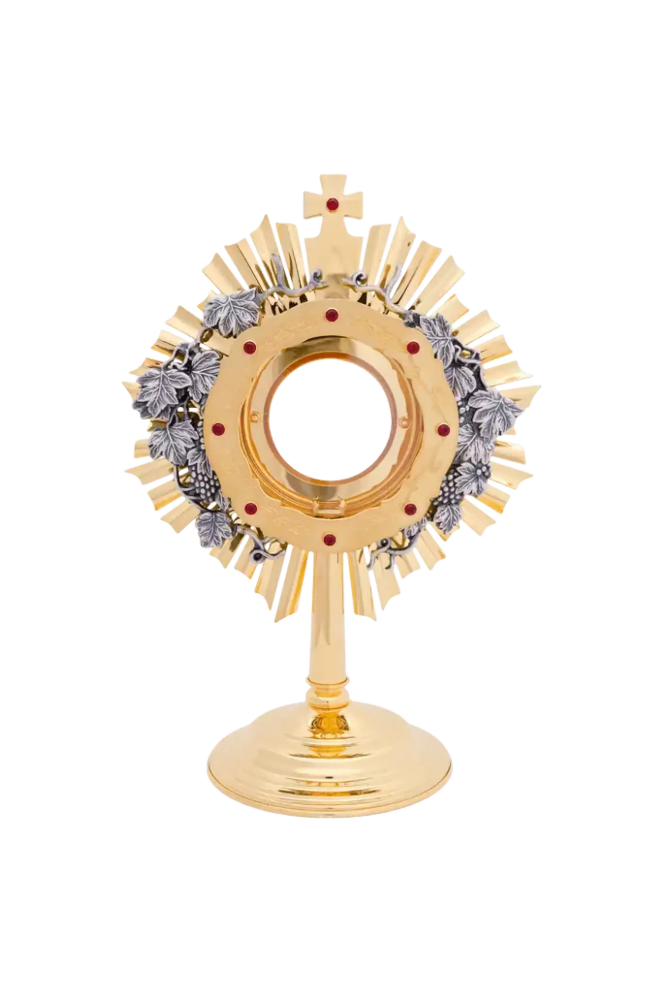 Monstrancja wykonana z Mosiądzu pozłacana - ORNATY.PL